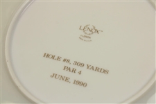 Pine Valley Golf Club John Arthur Brown Trophy Lenox Plate - Hole #8 - June 1990