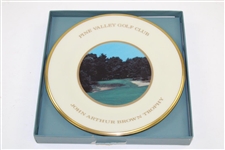 Pine Valley Golf Club John Arthur Brown Trophy Lenox Plate - Hole #8 - June 1990