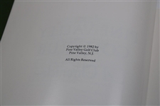 1982 Pine Valley Golf Club 'A Chronicle' Golf Book with Slipcover - Charles Bridges Collection