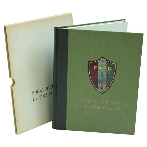 Pine Valley Golf Club A Short History of Pine Valley Book - Charles Bridges Collection