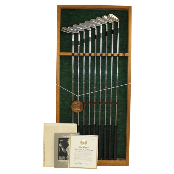 Set of Ben Hogan Personal Model Irons 2-9 & PW #1242H with Display & Certificate