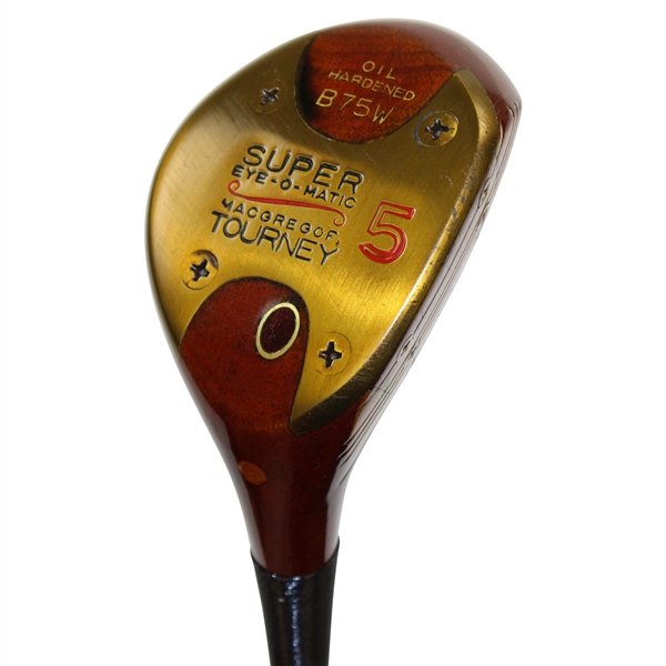 MacGregor Tourney Super Eye-O-Matic Oil Hardened B75W 5 Wood