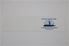 Arnold Palmer Signed 1997 Northville Long Island Classic 2nd Rd Scorecard JSA ALOA