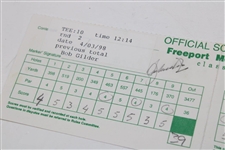 Seve Ballesteros Signed 1998 Freeport Mcdermot Classic 2nd Rd Scorecard JSA ALOA