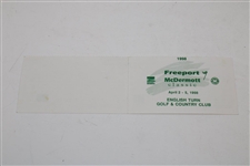 Seve Ballesteros Signed 1998 Freeport Mcdermot Classic 2nd Rd Scorecard JSA ALOA