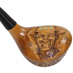Chi-Chi Rodriguezs Personal 1992 Chi-Chis Army Custom Carved Wood Driver Head 