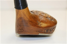 Chi-Chi Rodriguez's Personal 1992 'Chi-Chi's Army' Custom Carved Wood Driver Head 