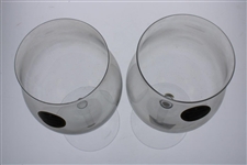 Chi-Chi Rodriguez's PGA Tour Gifted Waterford Grand Cru Glasses from Tim Finchem in Original Box with Card