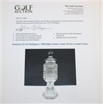 Champion Chi-Chi Rodriguez's 1988 Digital Seniors Classic Winners Crystal Trophy