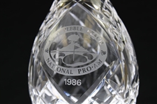 Chi-Chi Rodriguez's 1986 AT&T Pebble Beach National Pro-Am Crystal Trophy Vase