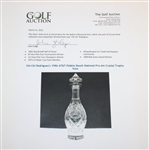 Chi-Chi Rodriguez's 1986 AT&T Pebble Beach National Pro-Am Crystal Trophy Vase