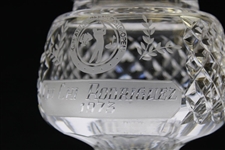 Champion Chi-Chi Rodriguez's 1973 Greater Greensboro Open Crystal Trophy