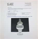 Champion Chi-Chi Rodriguez's 1973 Greater Greensboro Open Crystal Trophy