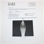 Champion Chi-Chi Rodriguez's 1991 Murata Reunion Pro-Am Crystal Winner's Trophy