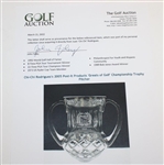 Chi-Chi Rodriguez's 2005 Post-It Products 'Greats of Golf' Championship Trophy Pitcher