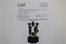 Chi-Chi Rodriguez's Lanang Country Club President Gifted Appreciation Philippines Statue