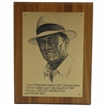 Champion Chi-Chi Rodriguezs 1987 United Hospitals Senior Golf Championship Winners Plaque