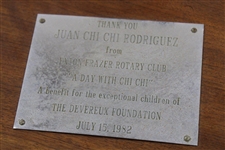 Chi-Chi Rodriguez's 1982 Exton Frazer Rotary Club Gifted 'Liberty Bell' Appreciation Plaque