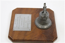 Chi-Chi Rodriguez's 1982 Exton Frazer Rotary Club Gifted 'Liberty Bell' Appreciation Plaque