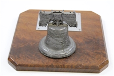 Chi-Chi Rodriguez's 1982 Exton Frazer Rotary Club Gifted 'Liberty Bell' Appreciation Plaque