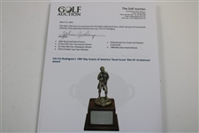 Chi-Chi Rodriguez's 1987 Boy Scouts of America Good Scout BSA NY Invitational Award