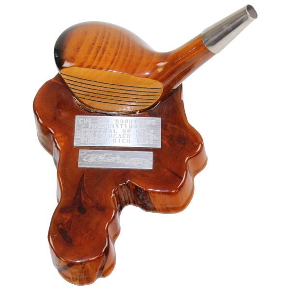 Chi-Chi Rodriguezs 1980 Puerto Rico International Festival of Golf Trophy