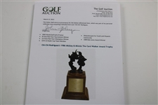 Chi-Chi Rodriguez's 1986 Mickey & Minnie The Card Walker Award Trophy