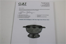Champion Chi-Chi Rodriguez's 1987 Silver Pages Classic Winner's Bowl