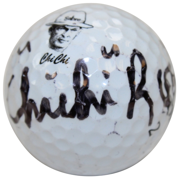 Chi-Chi Rodriguez Signed Personal Image Sabre Logo Golf Ball JSA ALOA