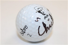 Chi-Chi Rodriguez Signed Personal Image Sabre Logo Golf Ball JSA ALOA
