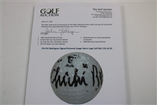 Chi-Chi Rodriguez Signed Personal Image Sabre Logo Golf Ball JSA ALOA