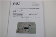 Chi-Chi Rodriguez's Multi-Signed Allianz Championship at The Old Course at Broken Sound Flag JSA ALOA