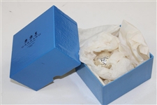 Chi-Chi Rodriguez's 1987 Garrard Jewelers Silver Golf Ball with Chain in Original Box