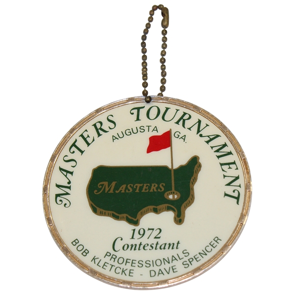 Chi-Chi Rodriguezs 1972 Masters Tournament Contestant Metal Bag Tag #66