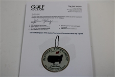 Chi-Chi Rodriguez's 1972 Masters Tournament Contestant Metal Bag Tag #66
