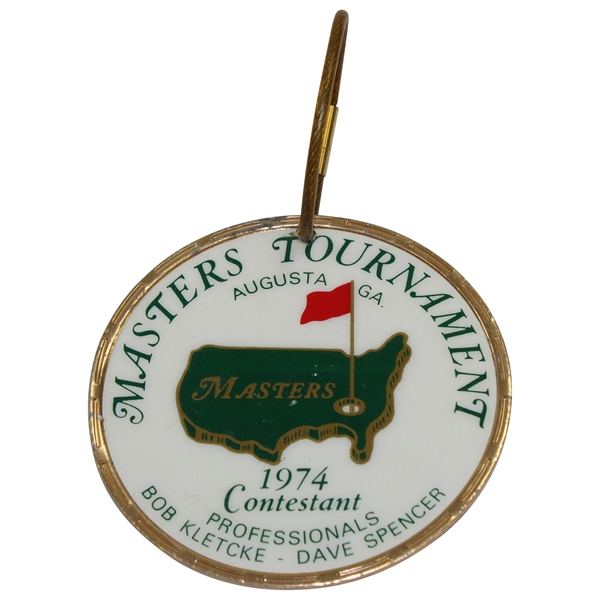 Chi-Chi Rodriguezs 1974 Masters Tournament Contestant Metal Bag Tag