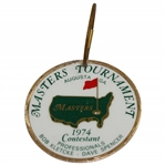 Chi-Chi Rodriguezs 1974 Masters Tournament Contestant Metal Bag Tag