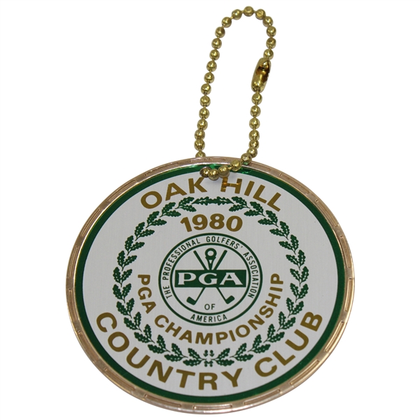Chi-Chi Rodriguezs 1980 PGA Championship at Oak Hill CC Contestant Metal Bag Tag