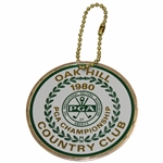 Chi-Chi Rodriguezs 1980 PGA Championship at Oak Hill CC Contestant Metal Bag Tag