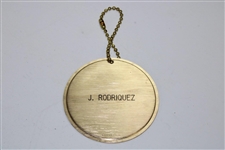 Chi-Chi Rodriguez's 1980 PGA Championship at Oak Hill CC Contestant Metal Bag Tag