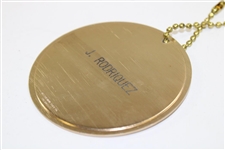 Chi-Chi Rodriguez's 1980 PGA Championship at Oak Hill CC Contestant Metal Bag Tag