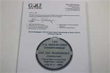 Chi-Chi Rodriguez's 1993 US Senior Open Championship at Cherry Hills CC Contestant Bag Tag