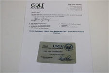 Chi-Chi Rodriguez's 1986-87 USGA Membership Card - Arnold Palmer National Chairman