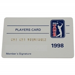 Chi-Chi Rodriguezs 1998 PGA Tour Players Card 