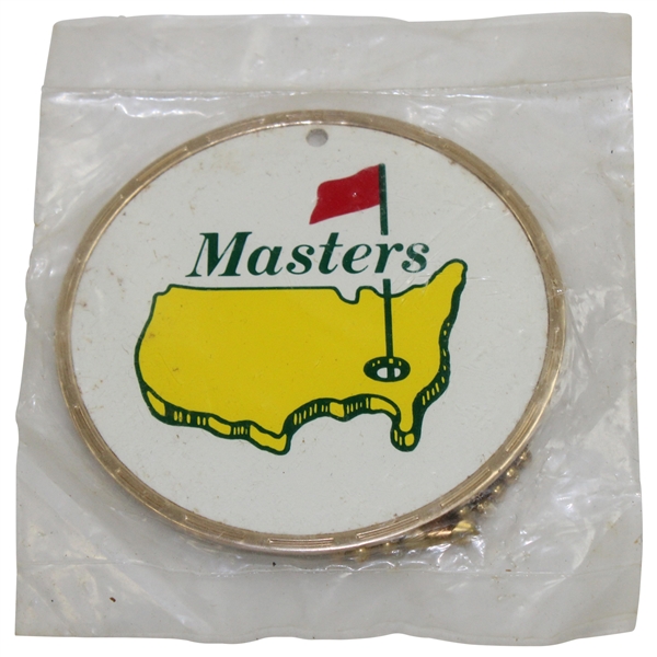 Chi-Chi Rodriguezs Undated Masters Tournament Logo Metal Bag Tag - Unopened