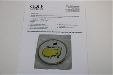 Chi-Chi Rodriguez's Undated Masters Tournament Logo Metal Bag Tag - Unopened