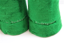 Chi-Chi Rodriguez's Personal Four (4) Green Golf Club Headcovers - Excellent Near New Condition
