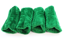 Chi-Chi Rodriguez's Personal Four (4) Green Golf Club Headcovers - Excellent Near New Condition