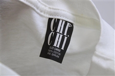 Chi-Chi Rodriguez Signed White 'Chi Chi' Size Large Golf T-Shirt - Chi-Chi Rodriguez Collection JSA ALOA