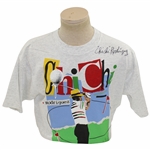 Chi-Chi Rodriguez Signed Gray Chi Chi Size Large Golf T-Shirt - Chi-Chi Rodriguez Collection JSA ALOA